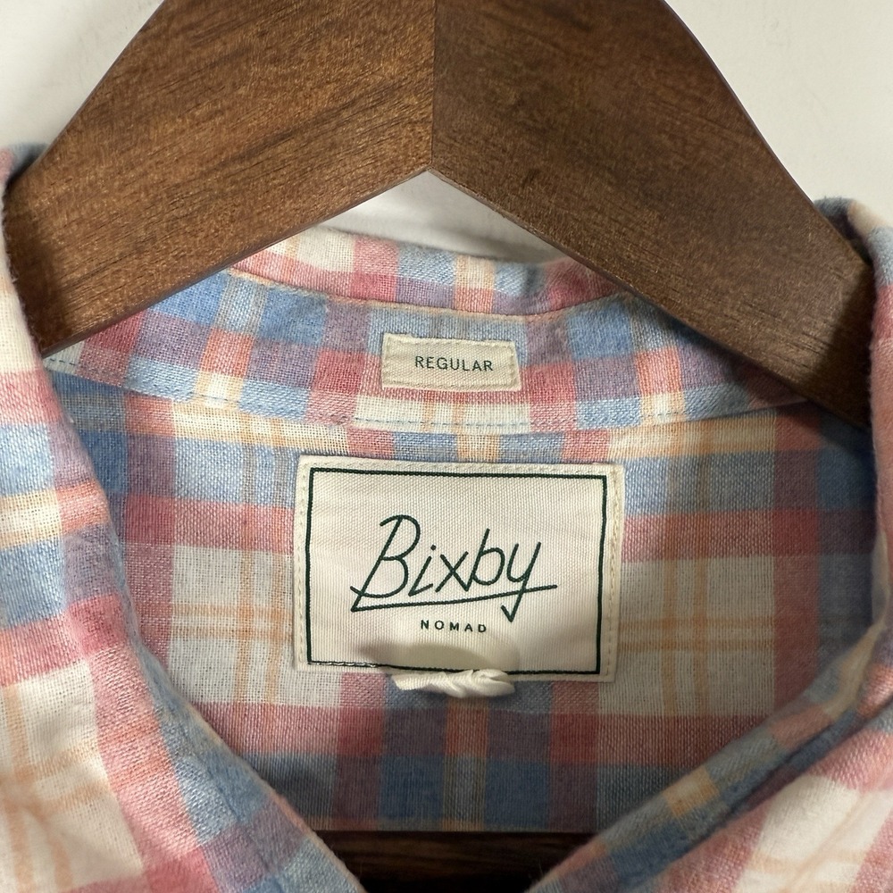 Bixby Nomad Shirt‎ Button Down Flannel Bundle Of 2 Long Sleeve Men's Large - Picture 3 of 8